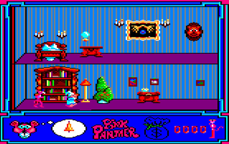 Pink Panther - Amstrad CPC game screenshot (1988) by Magic Bytes